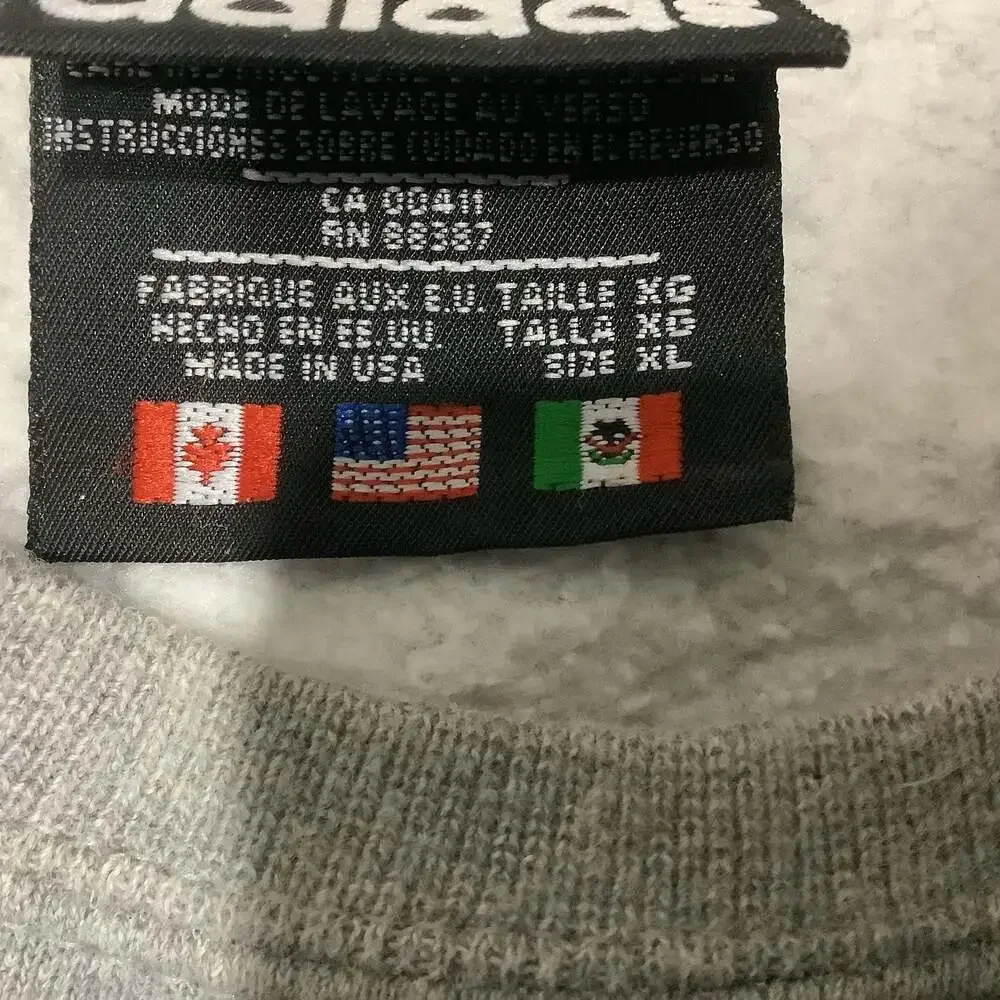 Vintage‎ 90s Adidas Trefoil Embroidered Crewneck XL Sweatshirt Made in USA